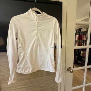 Nike Dri-FIT White Running Top